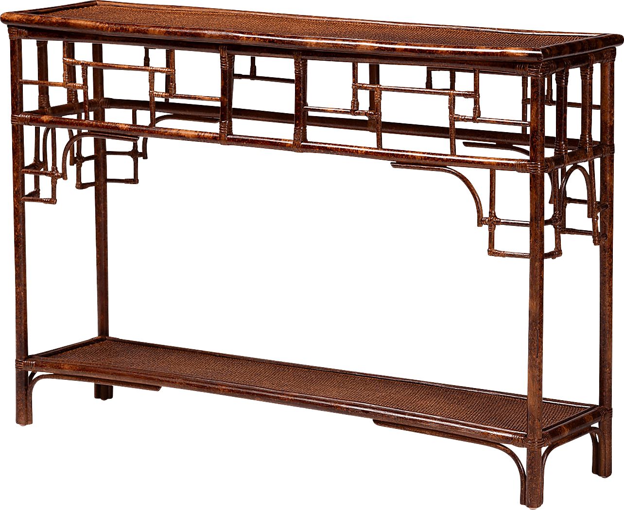 Shadehat Brown Console Table