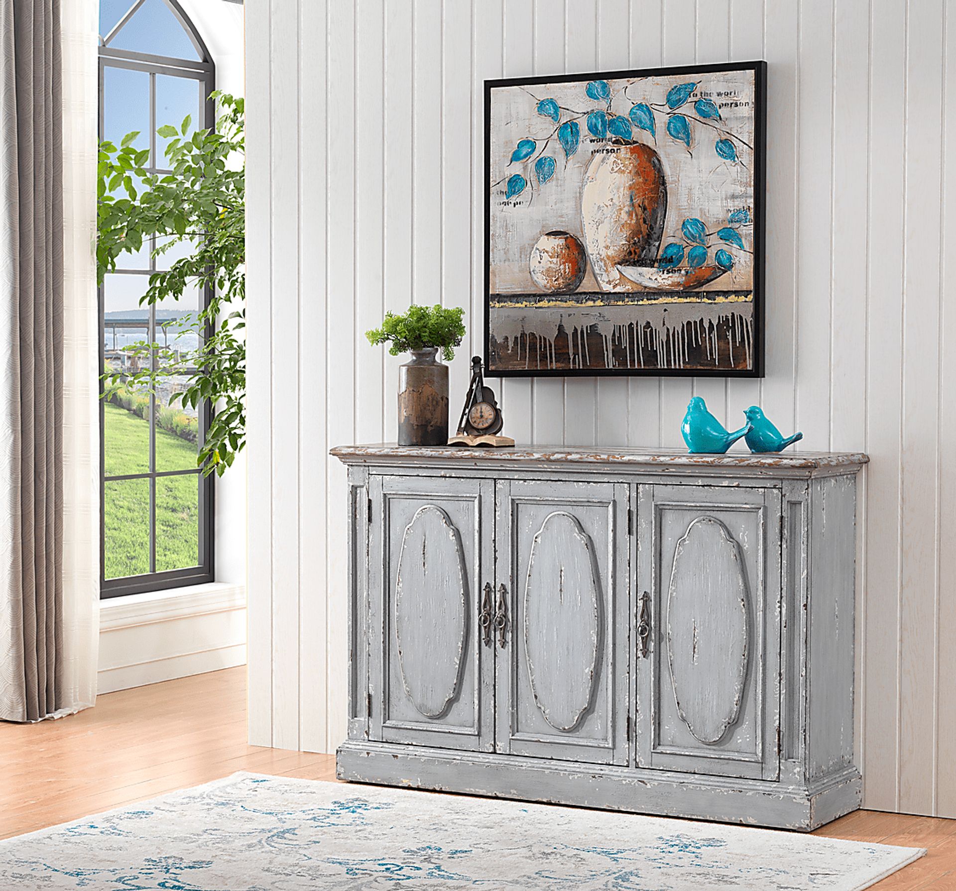 Shadesview Blue Credenza - Image 2