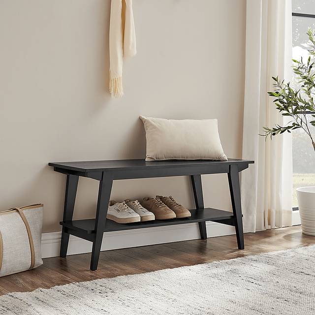 Shadeway Black Dining Bench - Thumbnail - Image 2