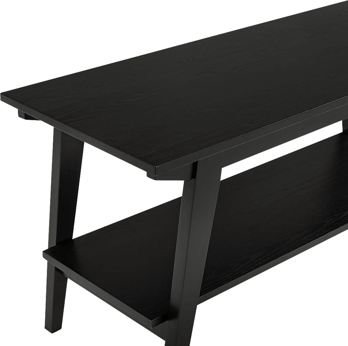 Post Small Dining Bench Black