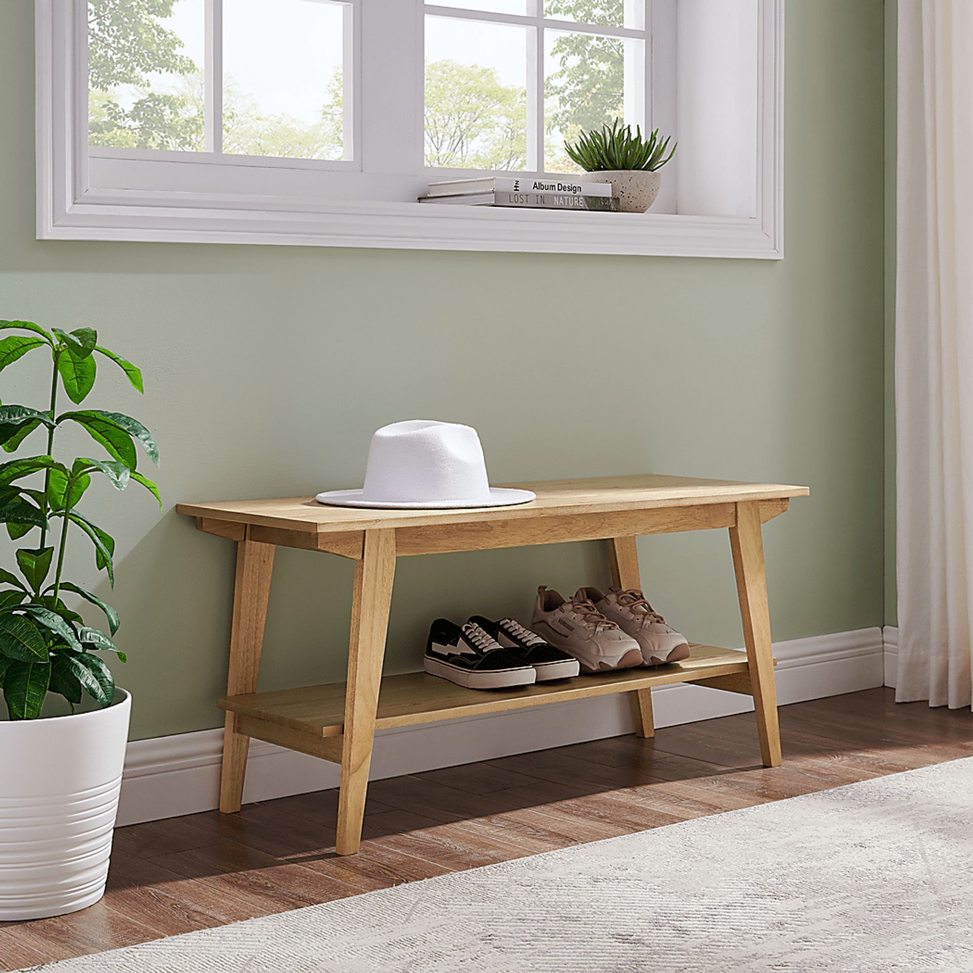 Shadeway Natural Dining Bench - Image 5
