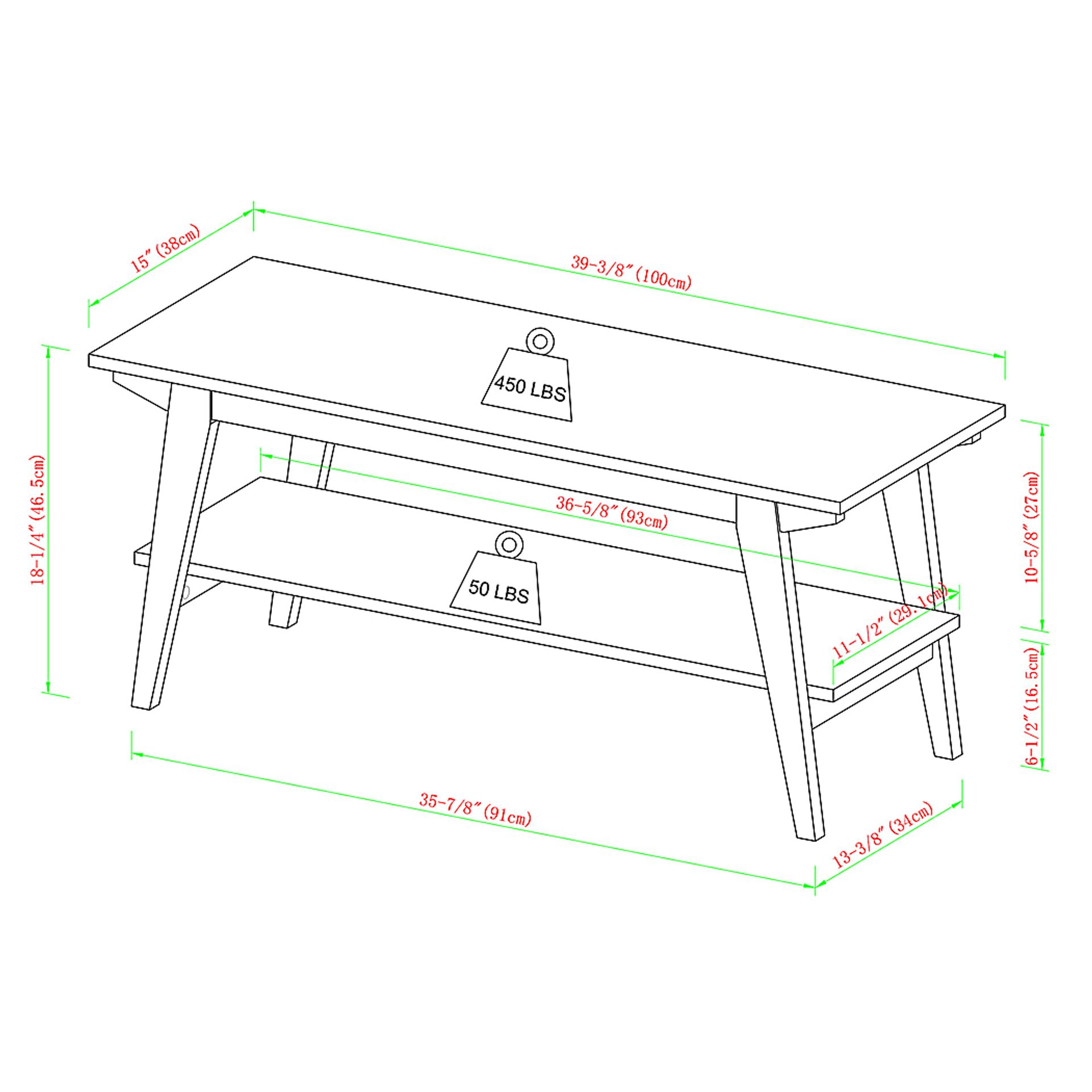 Shadeway Natural Dining Bench - Image 6
