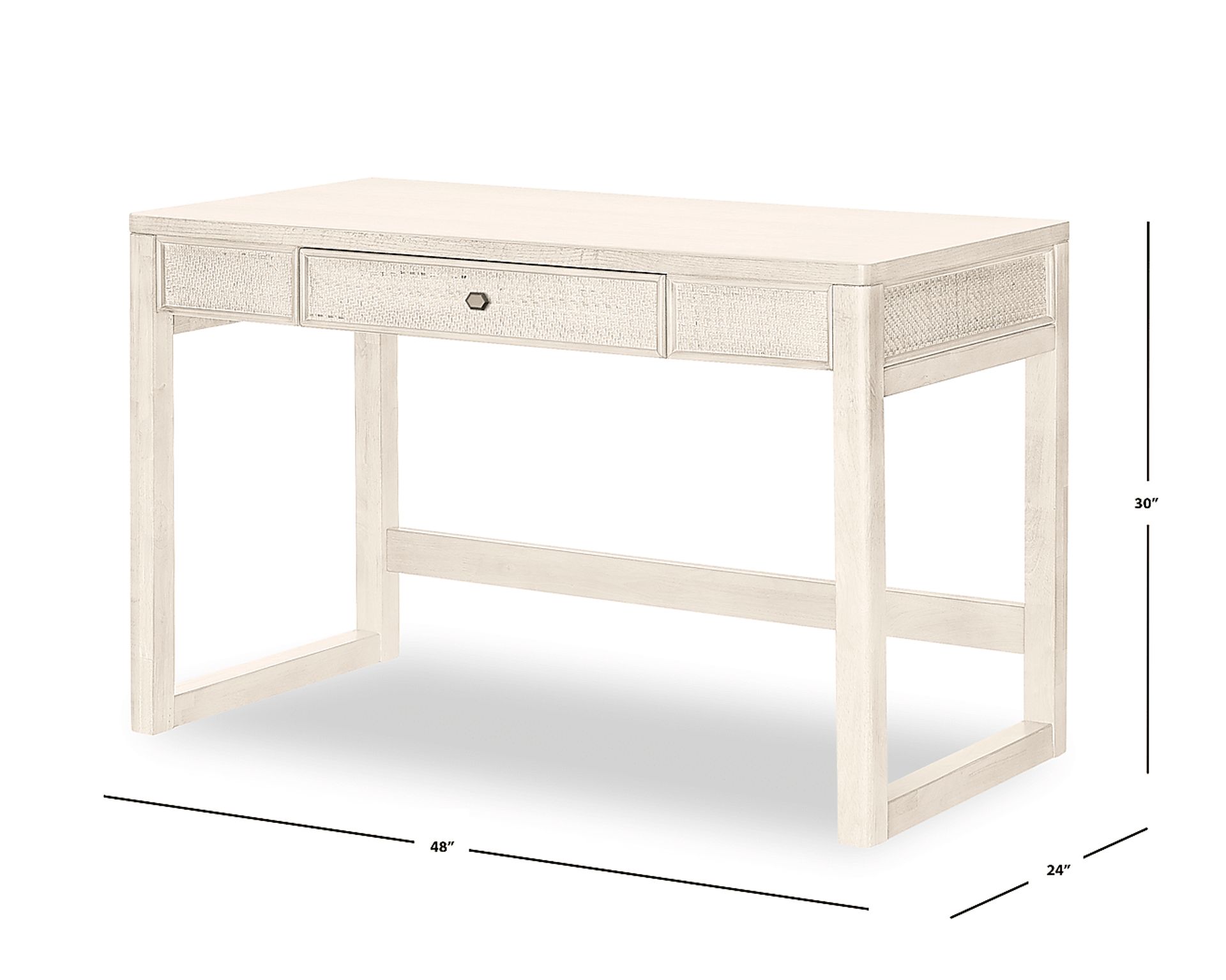 Shadewood White Desk - Image 8