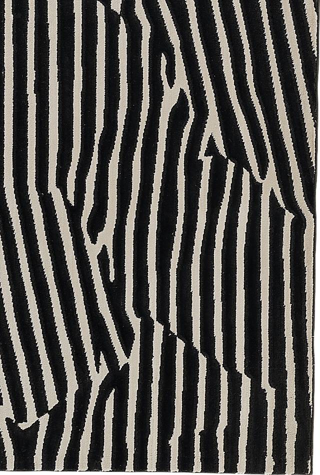 Shadow Black 3'11 x 5'7 Rug - Thumbnail - Image 4