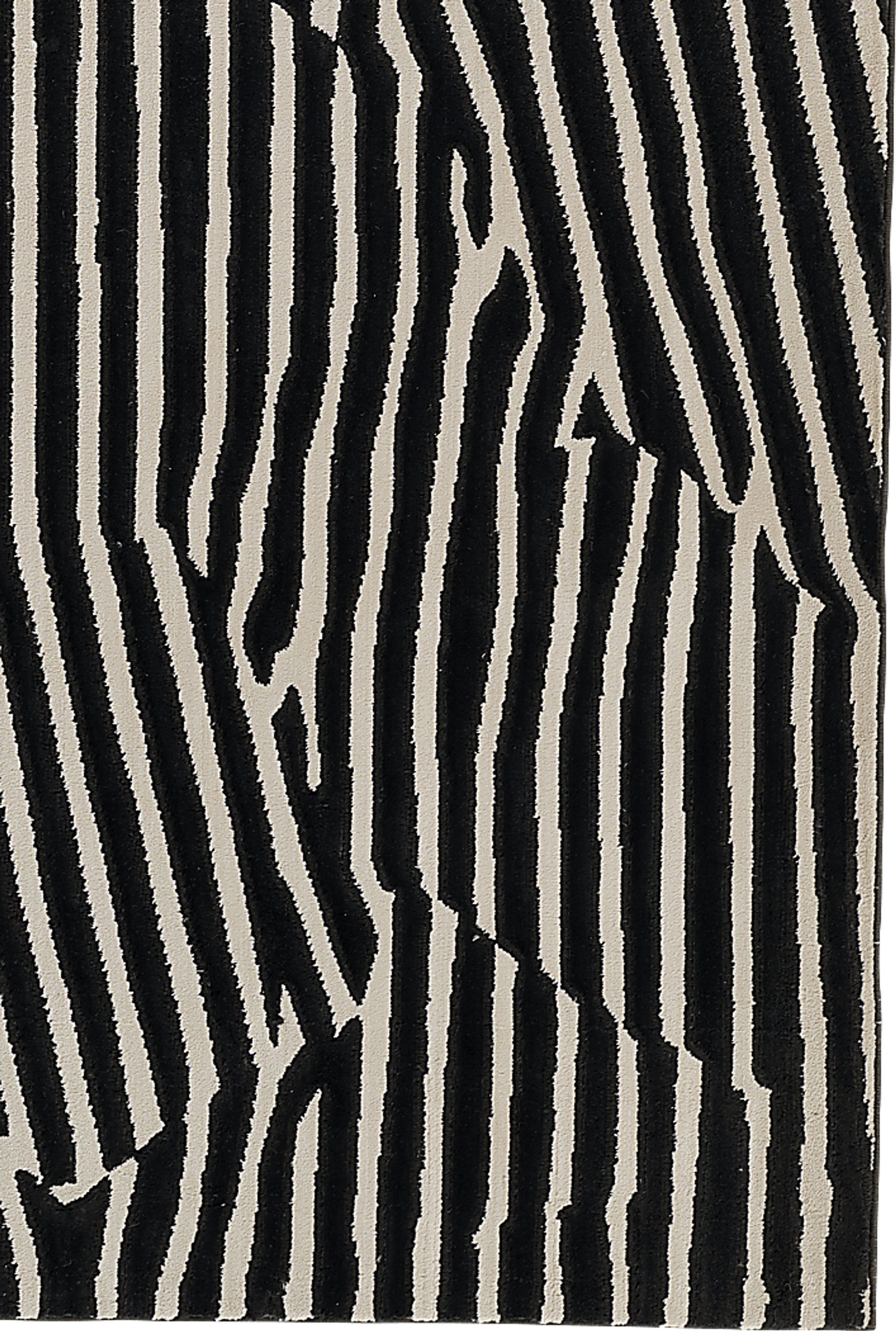 Shadow Black 3'11 x 5'7 Rug - Image 4