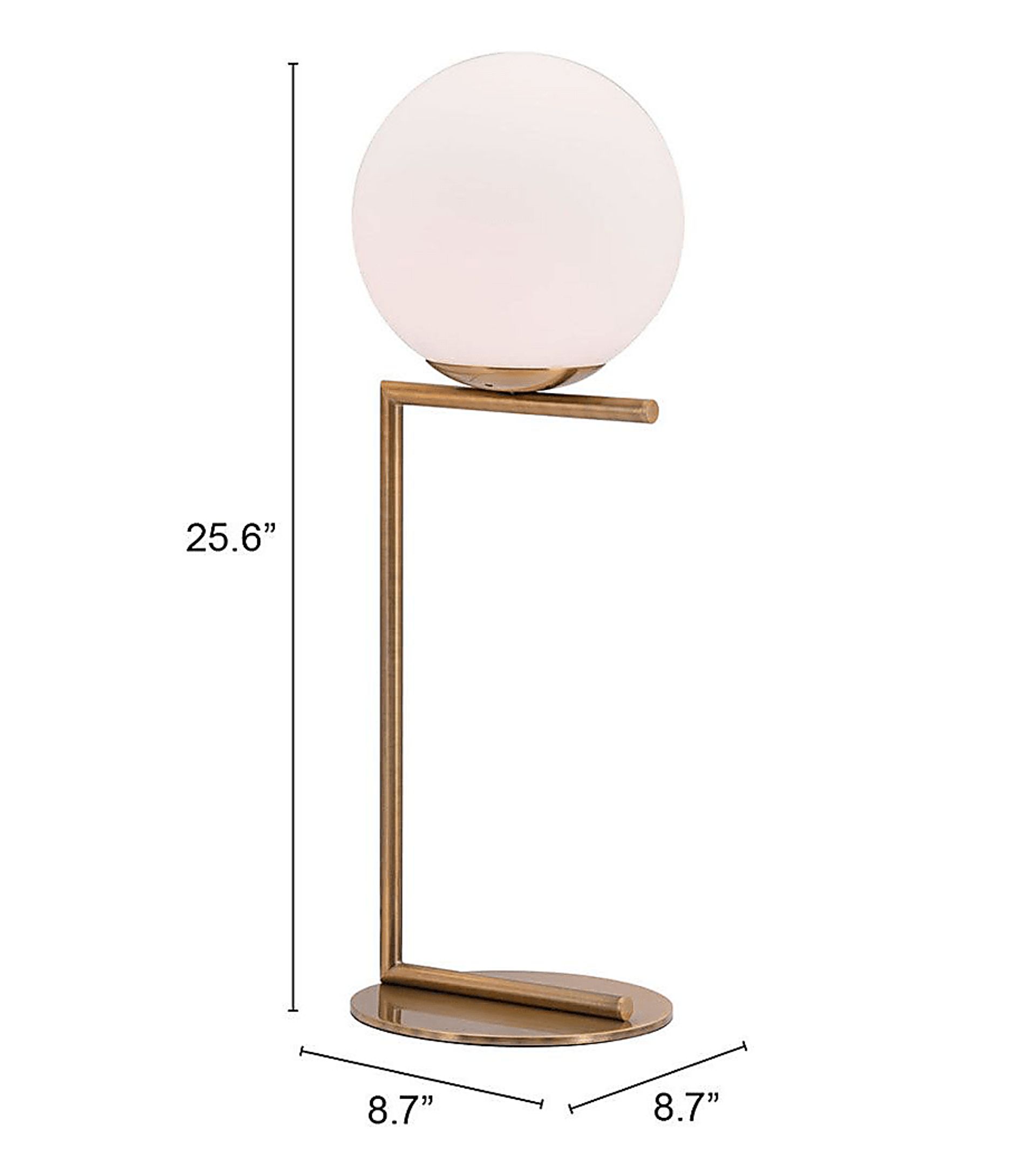 Shadow Cliff Brass Lamp - Image 5