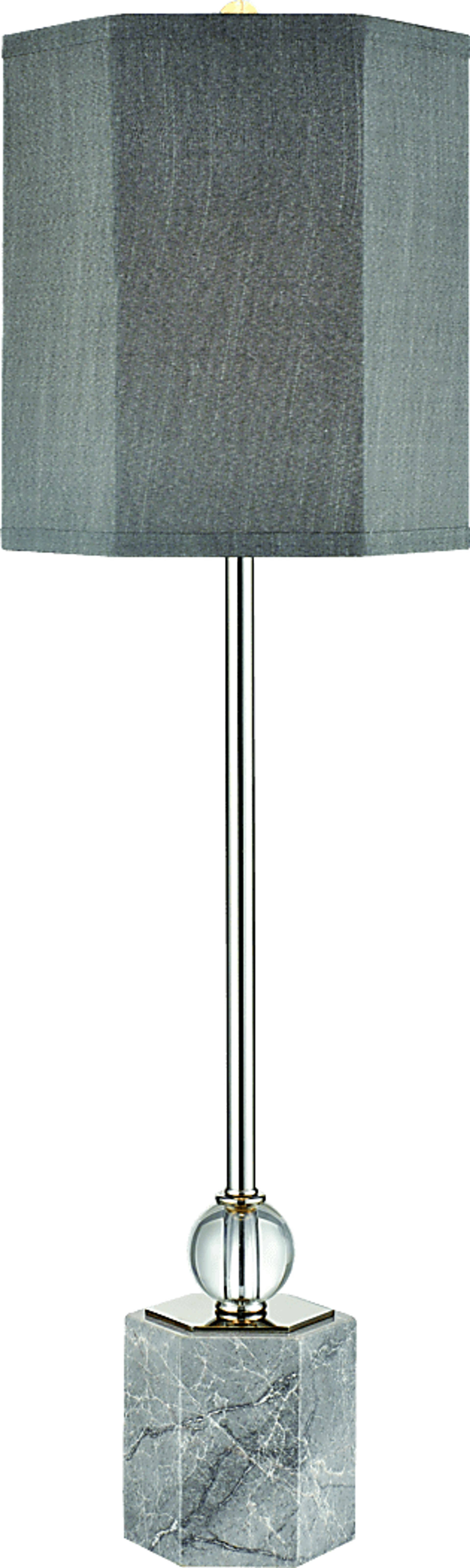 Shadowbrook Hills Gray Lamp - Image 1