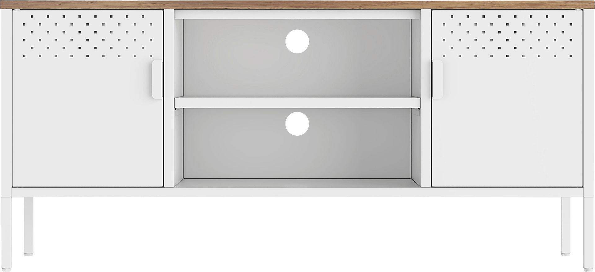 Shadoworks White 47.5 in. Console - Image 1