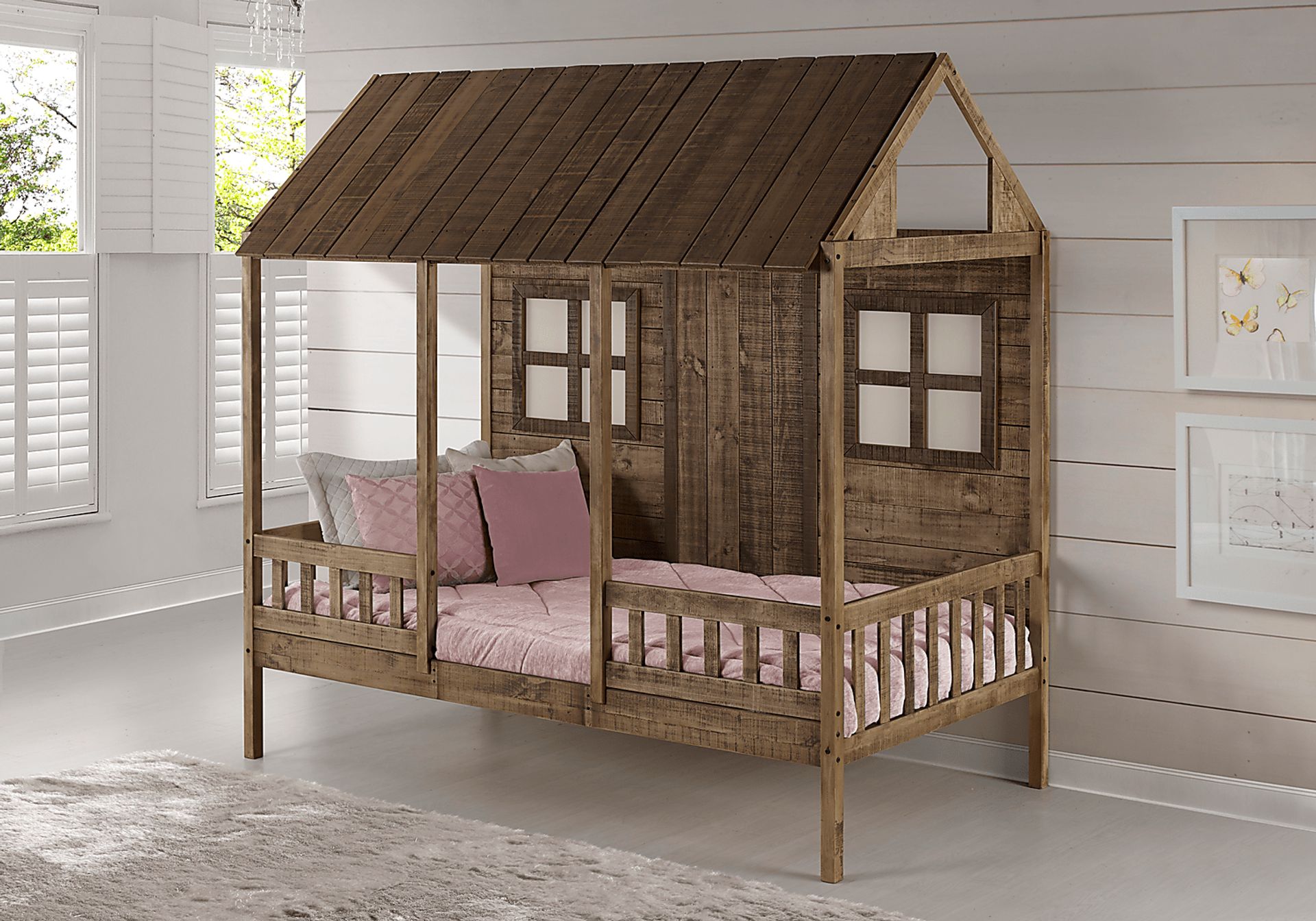 Shady Porch Brown Twin Jr. Loft Bed - Image 3