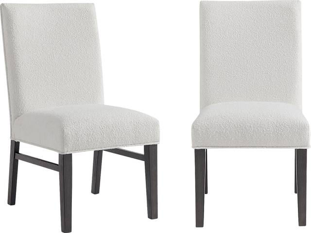 Shadya Black Side Chair, Set of 2 - Thumbnail - Image 1
