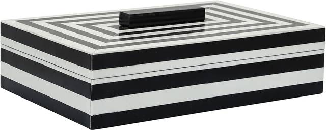 Shadyside Black Decorative Box, Set of 2 - Thumbnail - Image 2