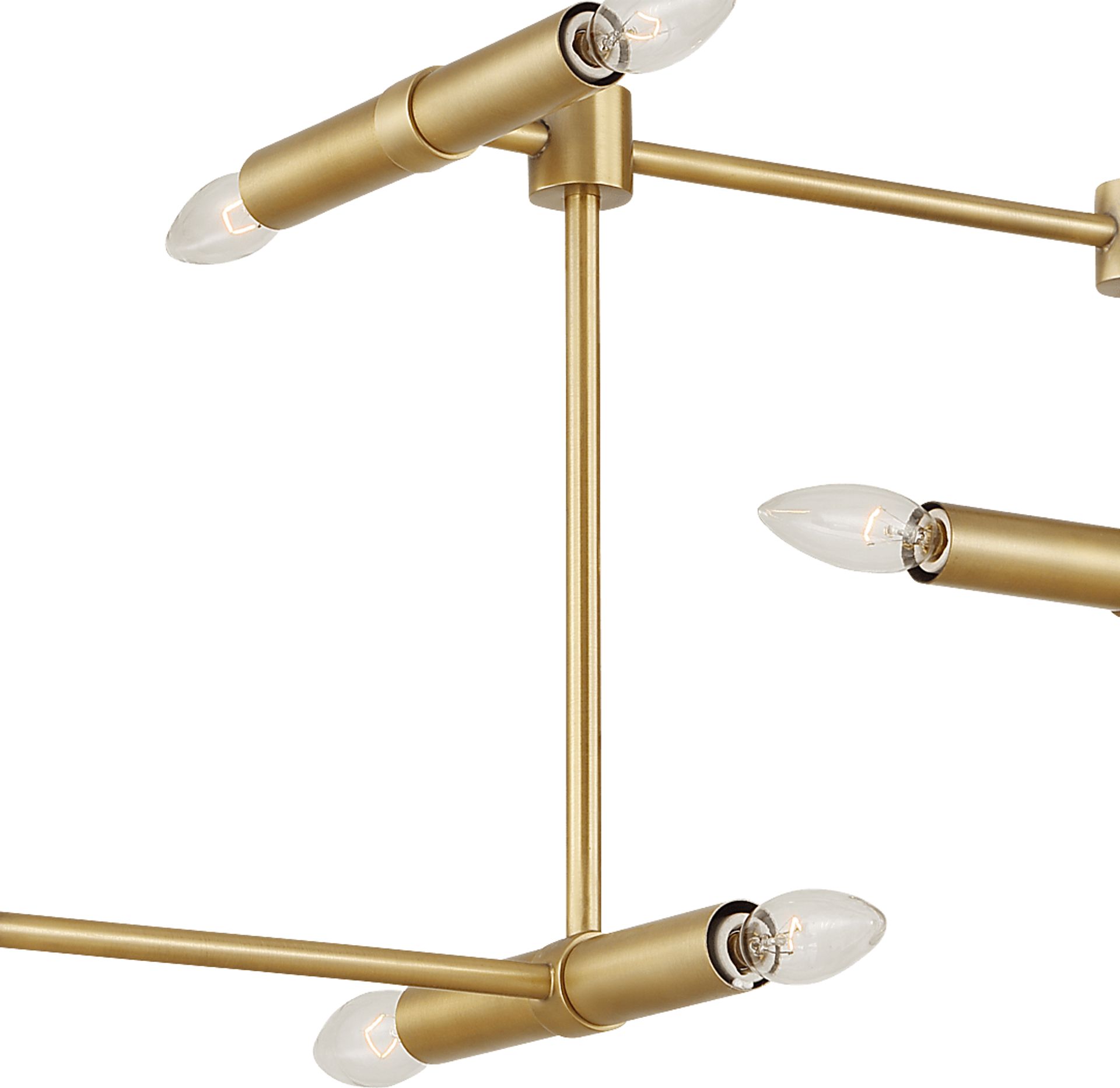 Shaene Brass Chandelier - Image 2