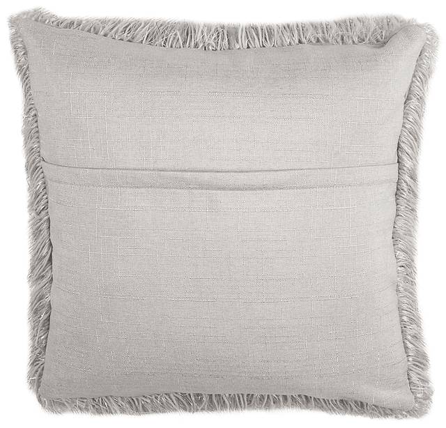 Shag Modish Beige Accent Pillow (Set of 2) - Thumbnail - Image 2