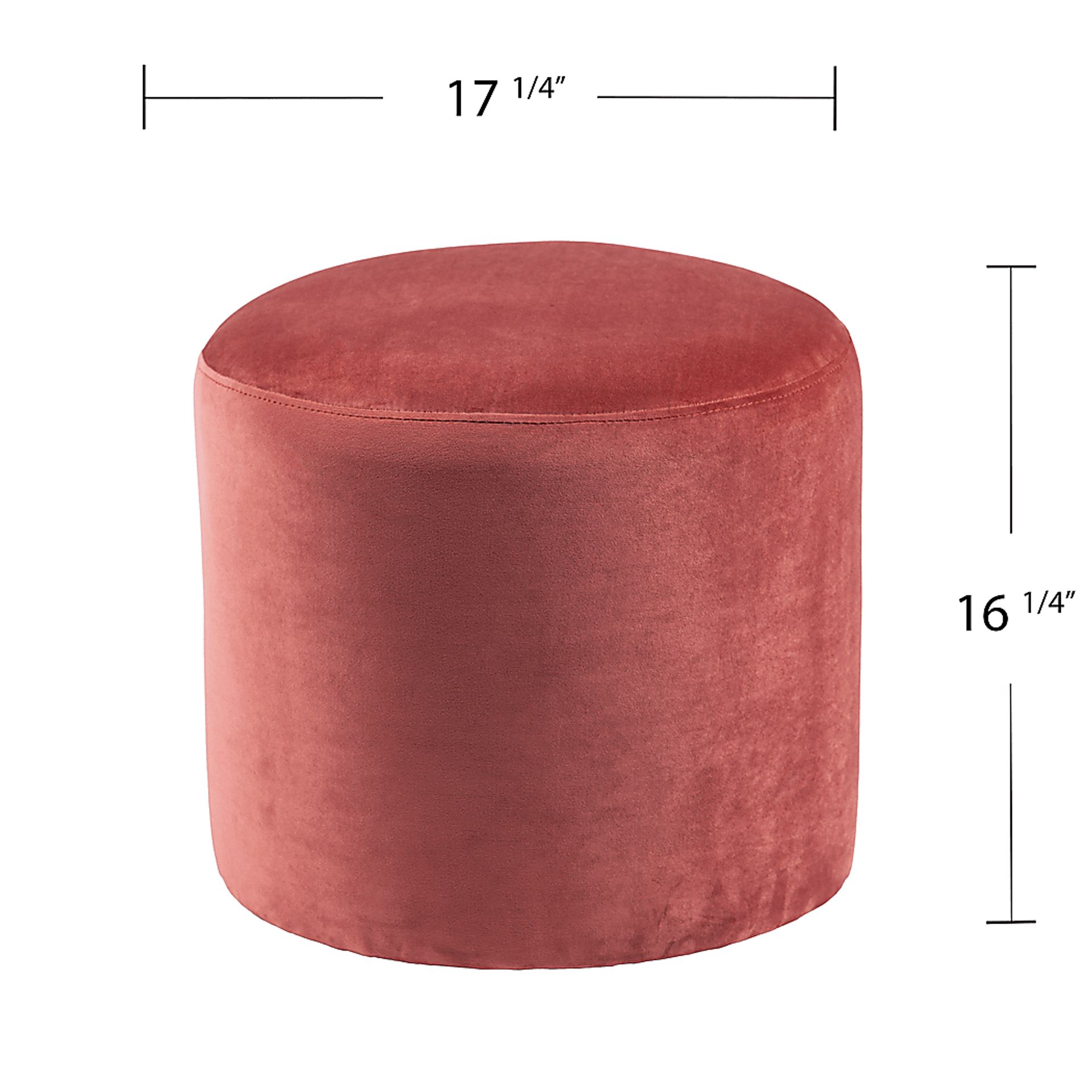 Shagbark Pink Ottoman - Image 6