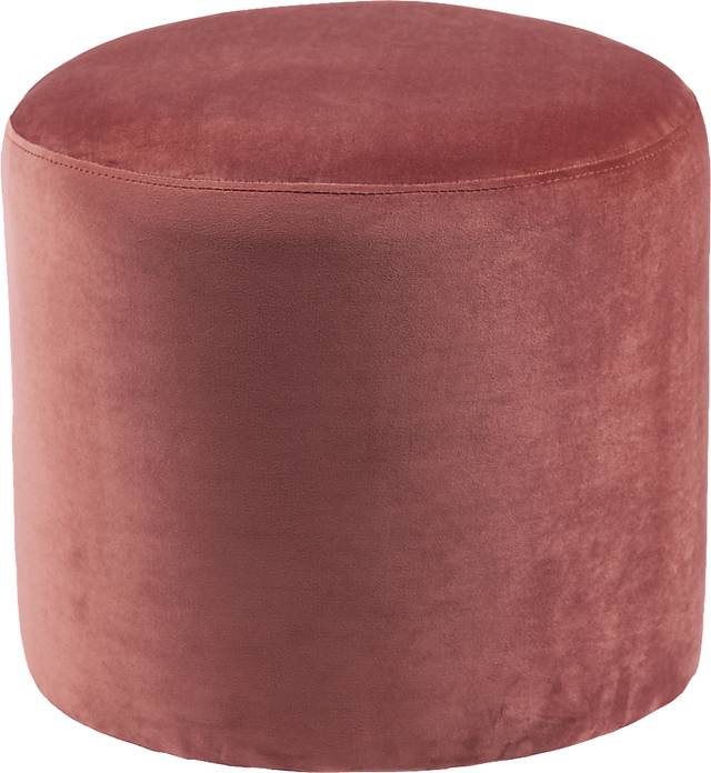 Shagbark Pink Ottoman - Thumbnail - Image 1