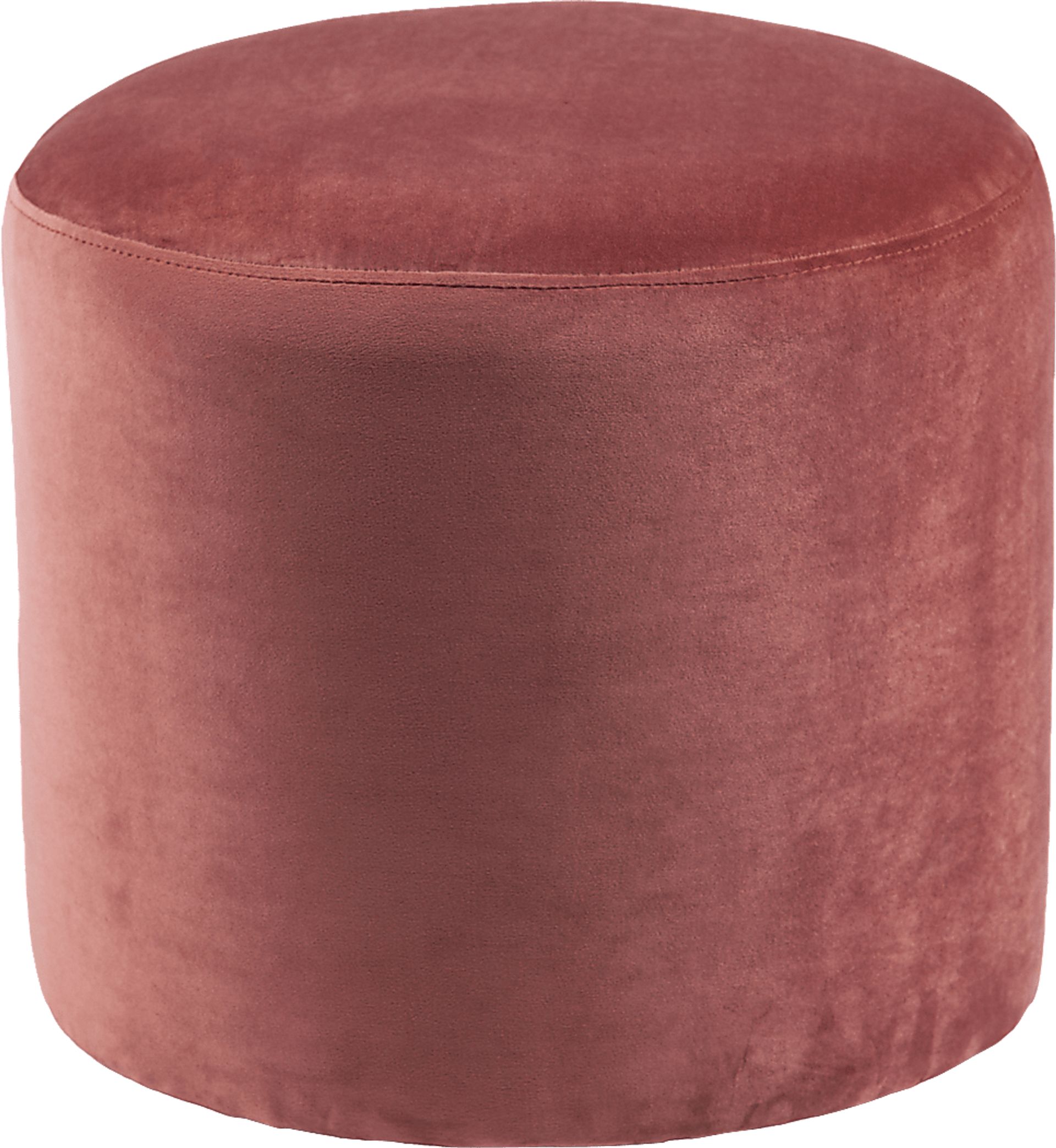 Shagbark Pink Ottoman - Image 1