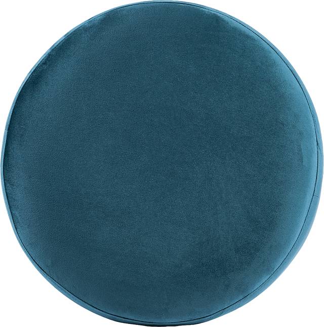 Shagbark Teal Ottoman - Thumbnail - Image 2