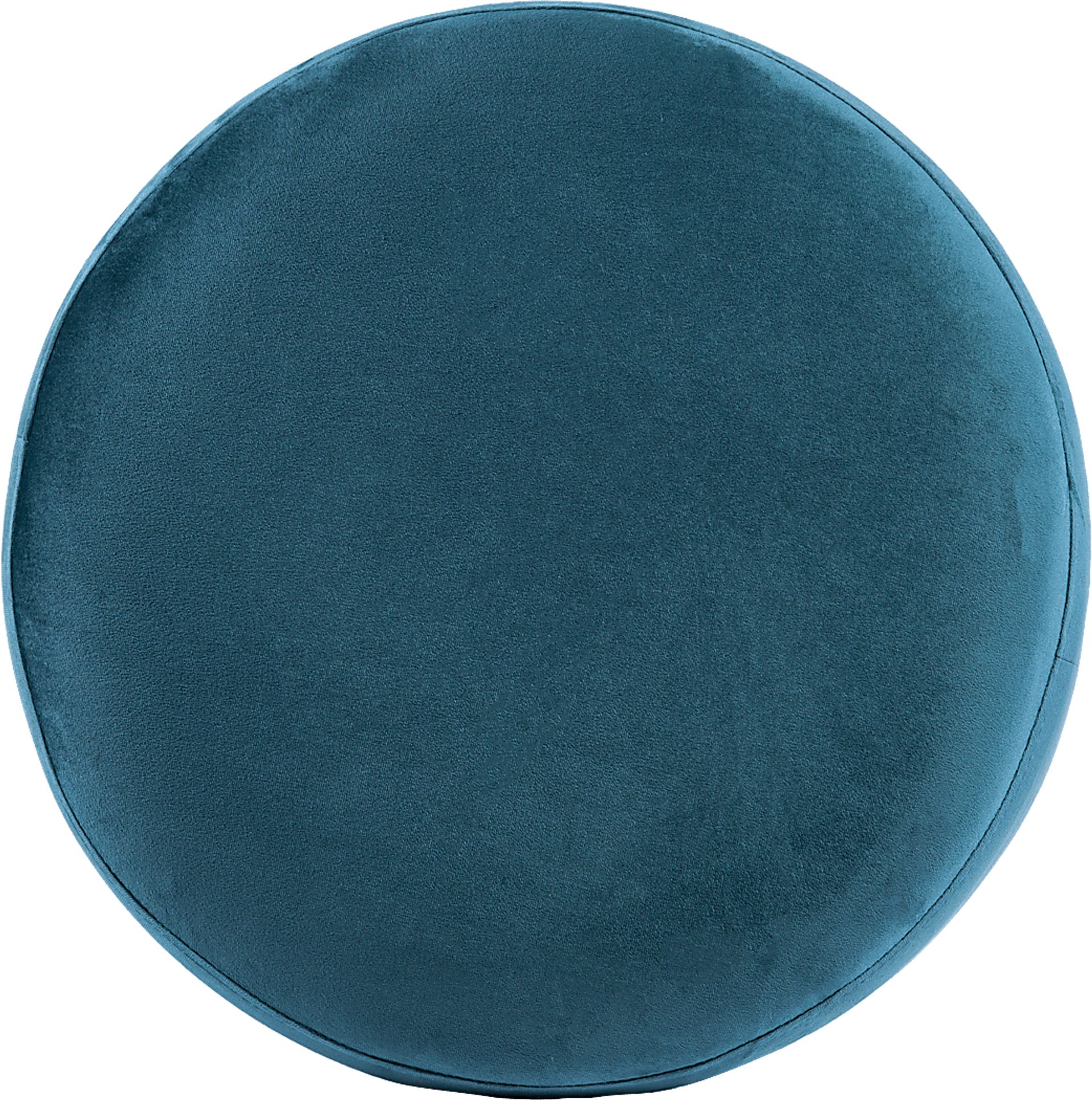 Shagbark Teal Ottoman - Image 2