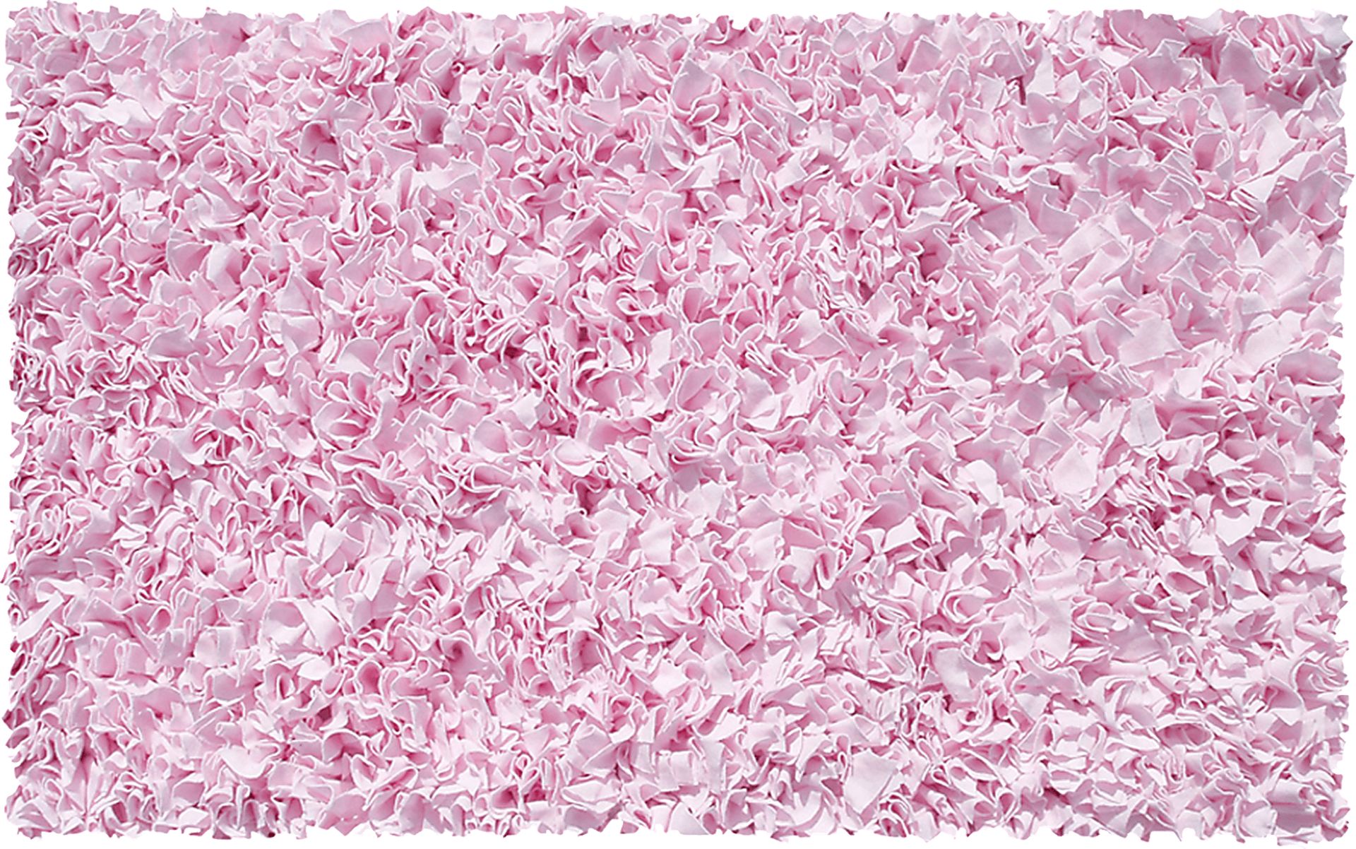 Kids Fuzzy Clouds Pink 5' x 8' Rug - Image 1