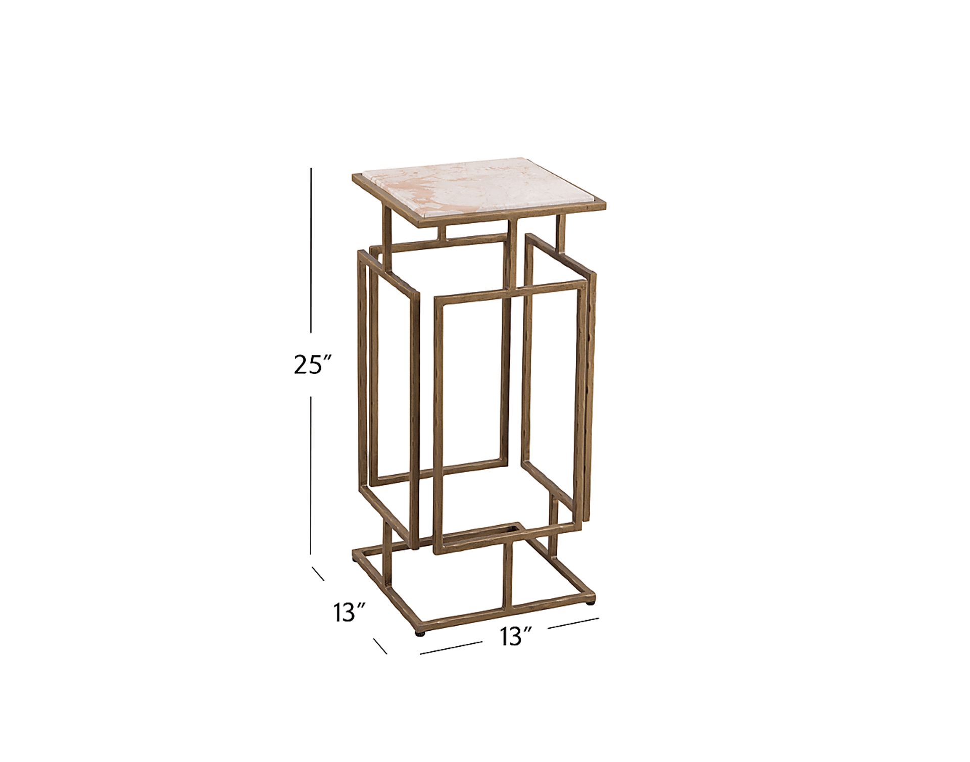 Shakemill Brass Accent Table - Image 3