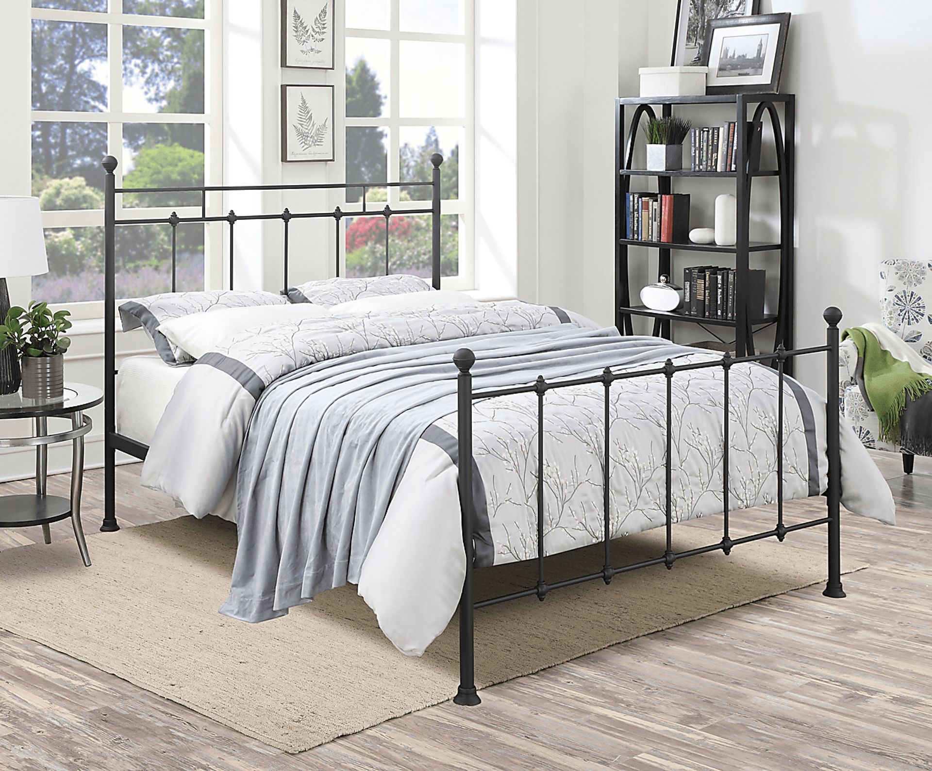 Shaker Heights Bronze Queen Post Bed - Image 6