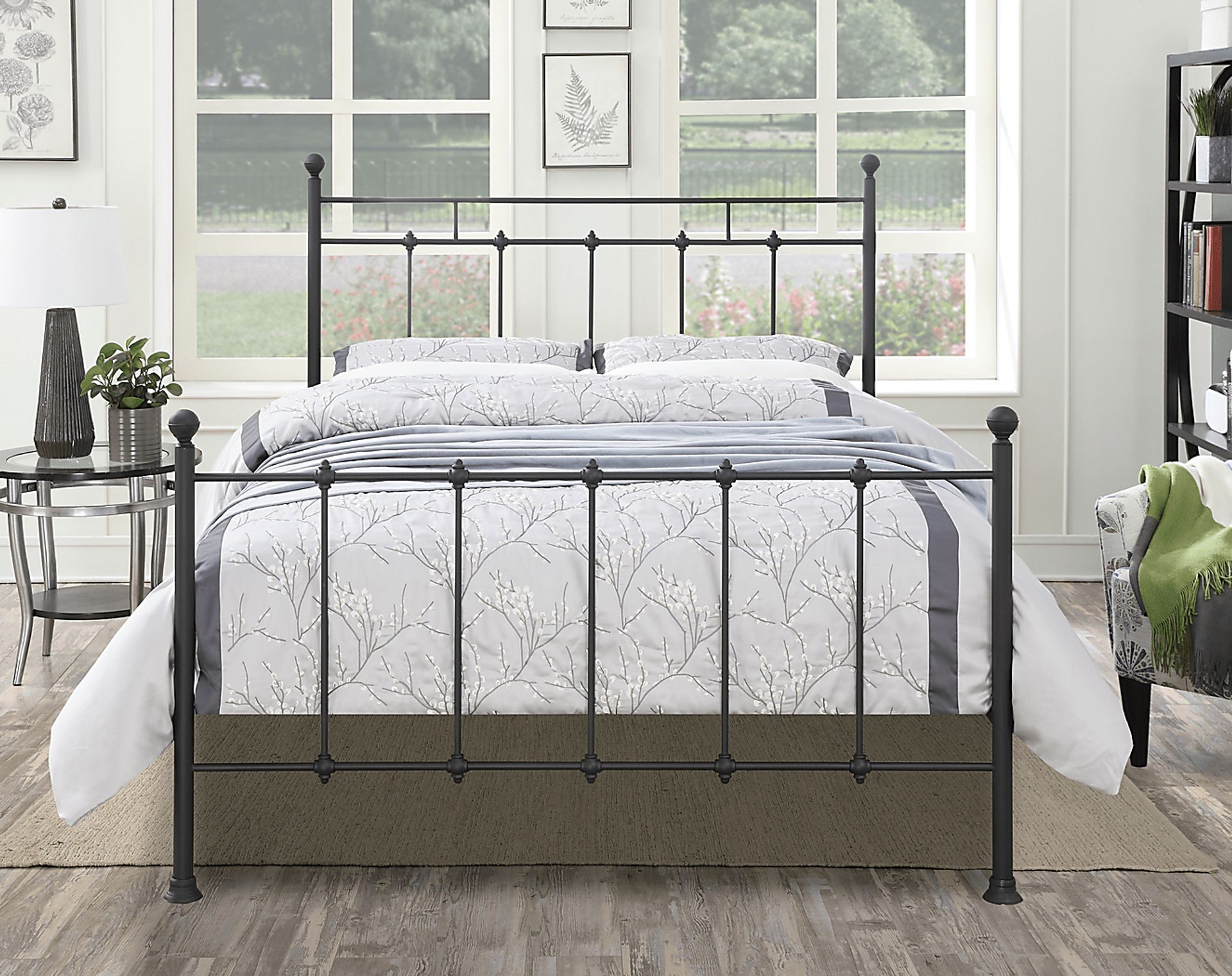 Shaker Heights Bronze Queen Post Bed - Image 8