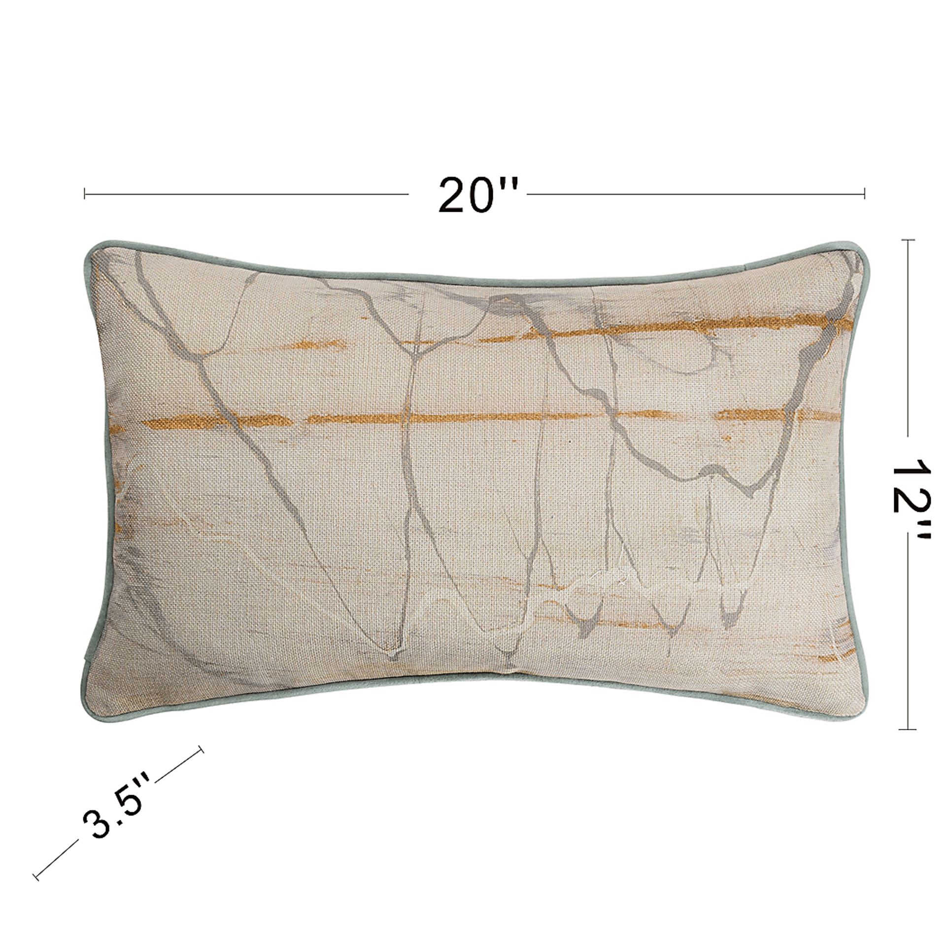 Shala Brown Lumbar Pillow - Image 3
