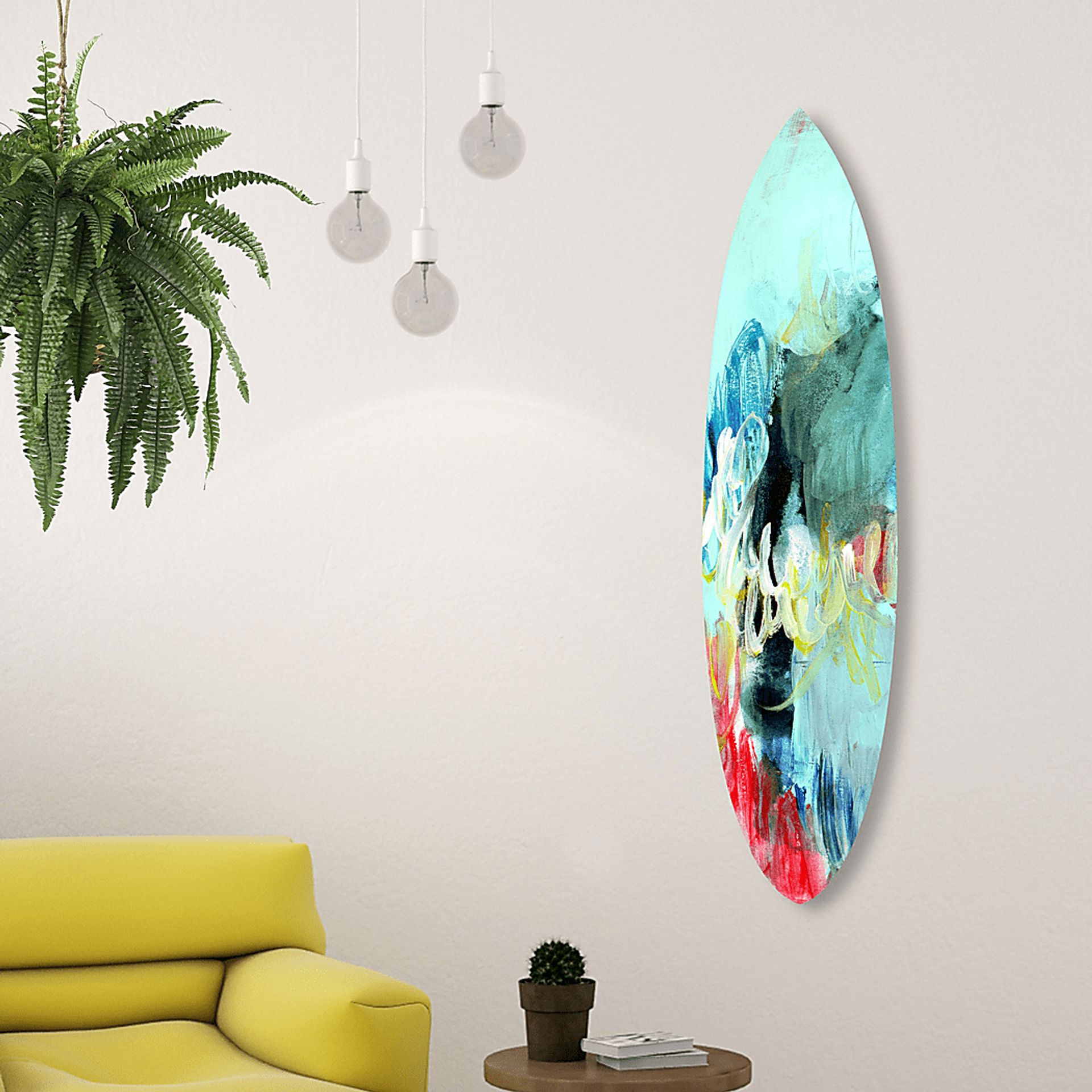 Shamara Teal Blue Wall Decor - Image 2