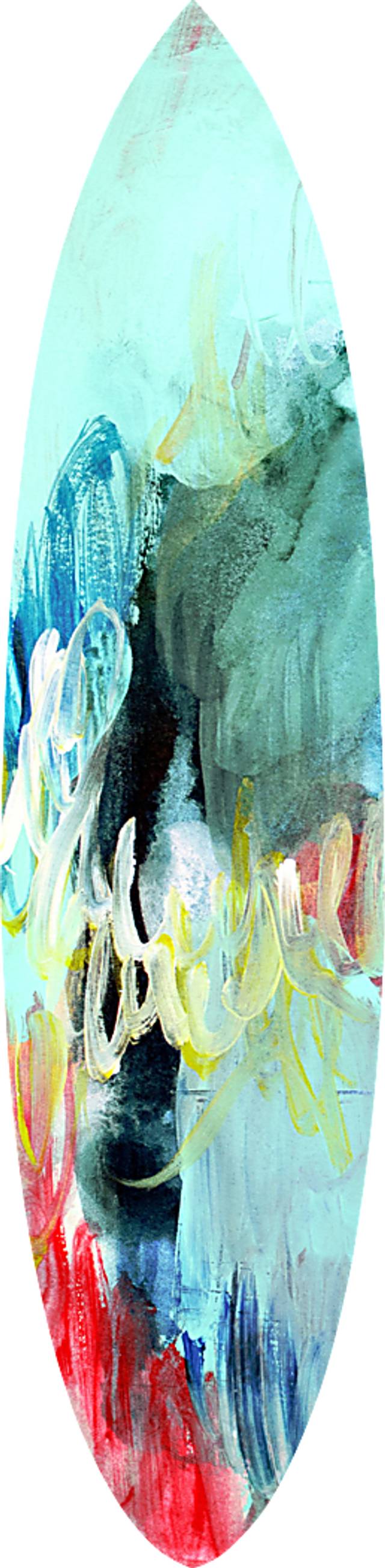 Shamara Teal Blue Wall Decor - Thumbnail - Image 1