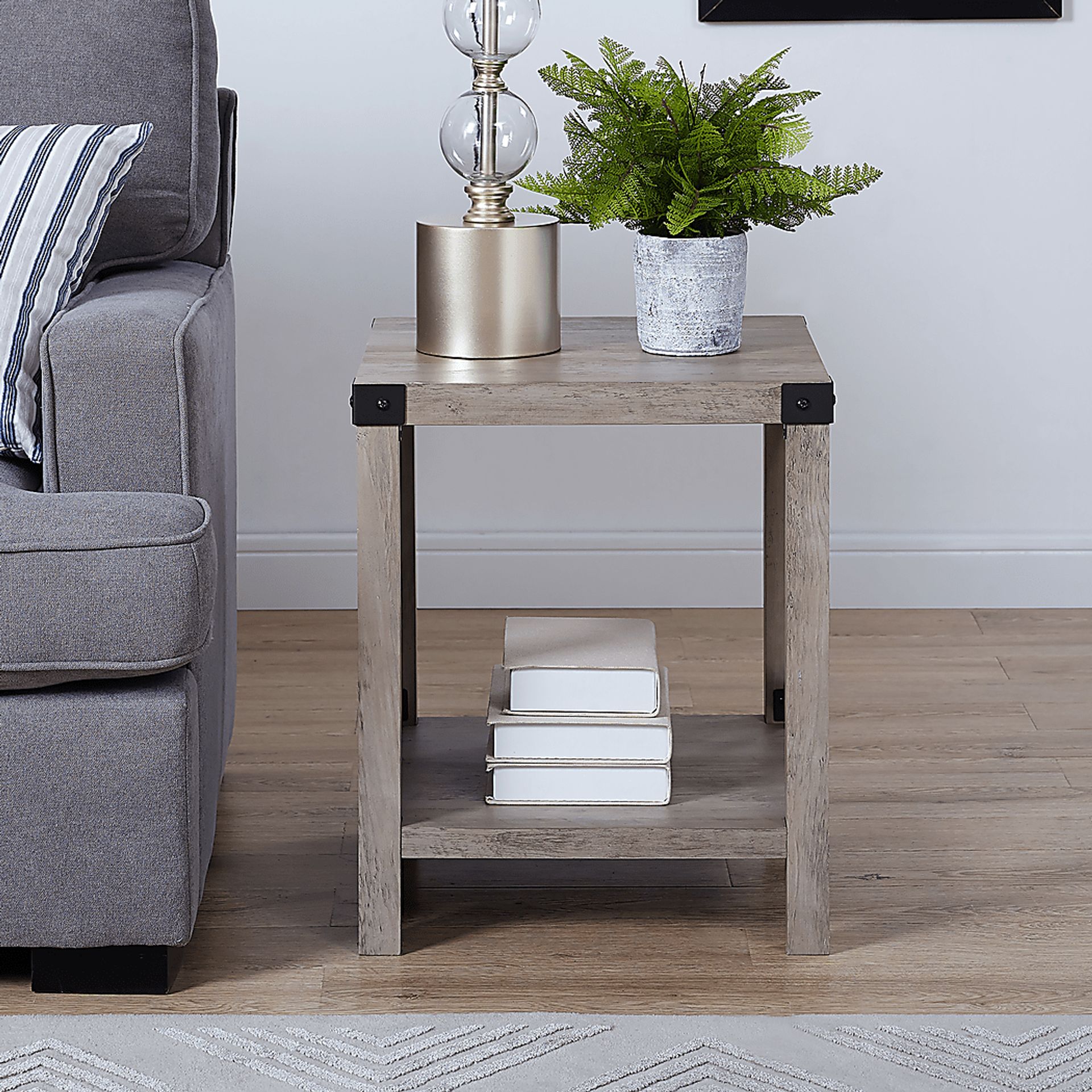 Shamblin Gray End Table - Image 4