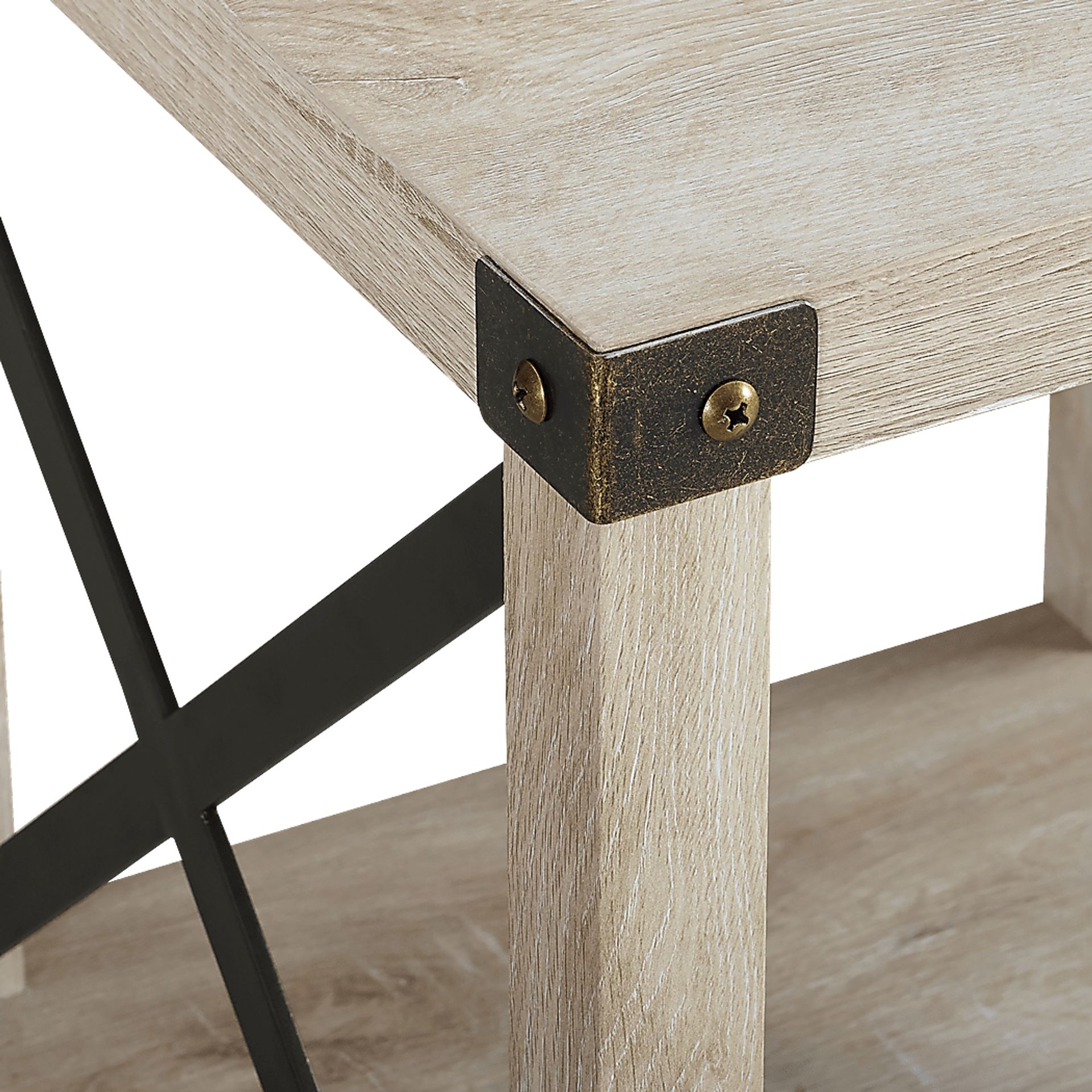 Shamblin White End Table - Image 3