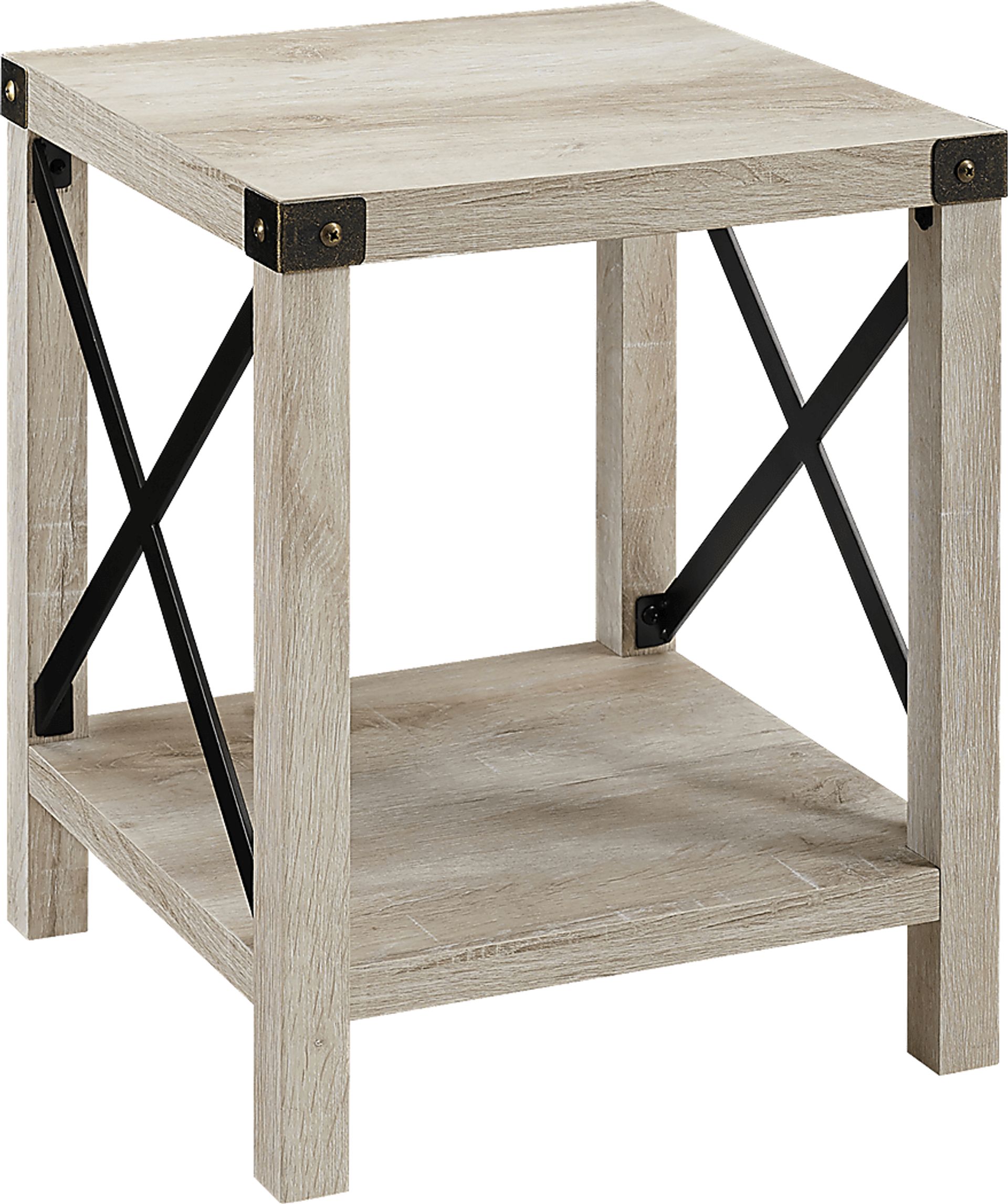 Shamblin White End Table - Image 1