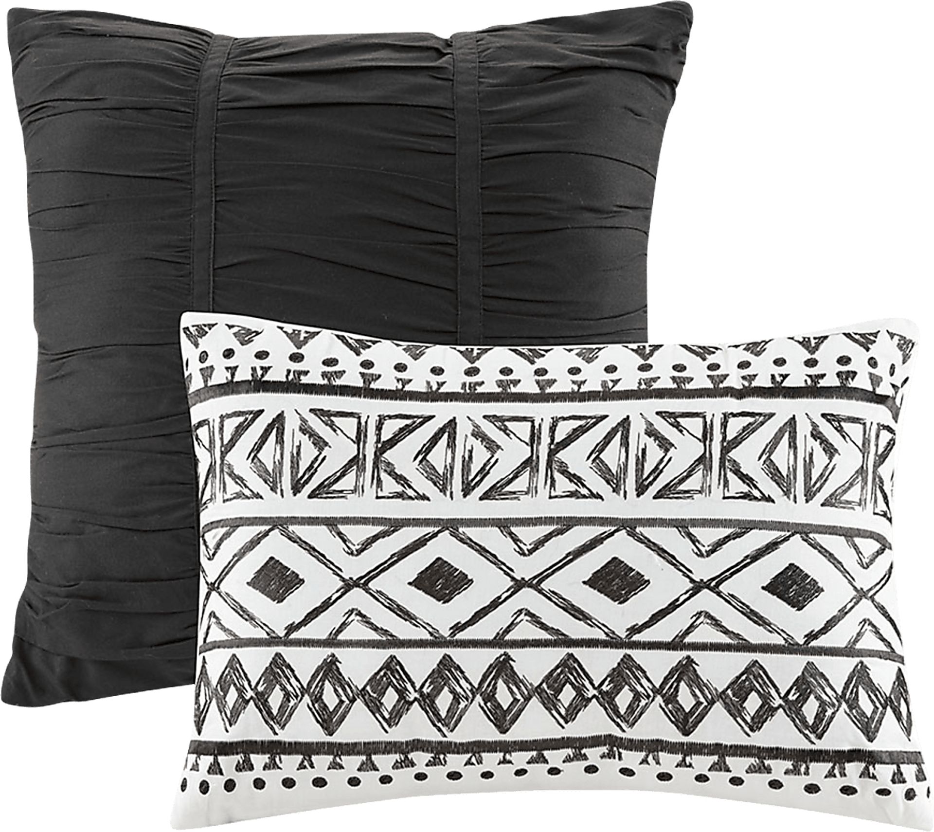 Shamilar Black 7 Pc Full/Queen Coverlet Set - Image 2