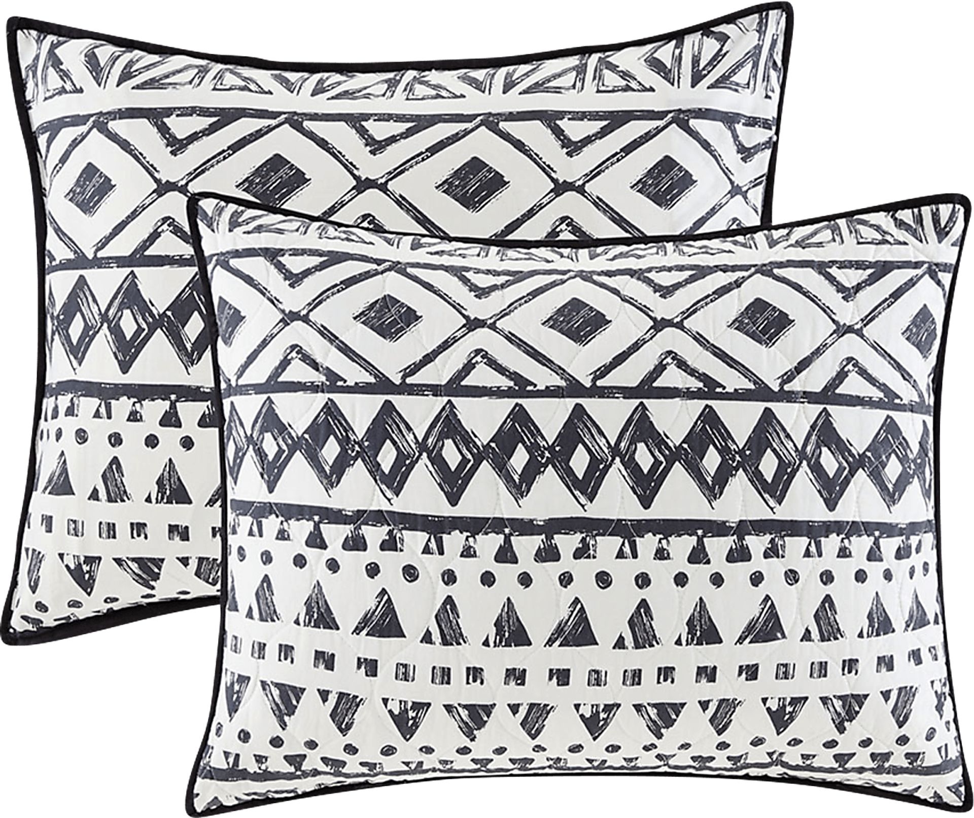 Shamilar Black 7 Pc Full/Queen Coverlet Set - Image 3