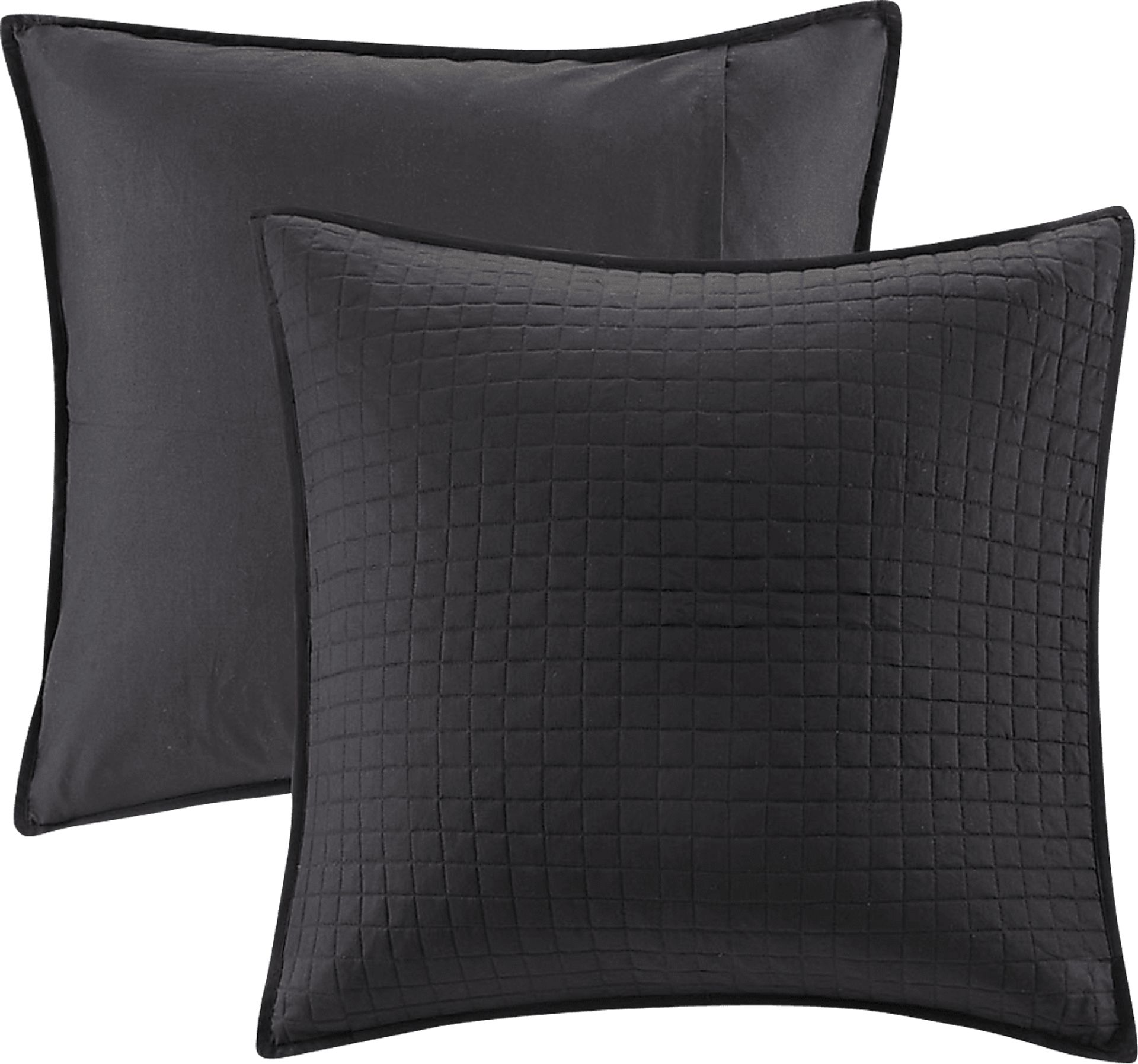 Shamilar Black 7 Pc Full/Queen Coverlet Set - Image 4