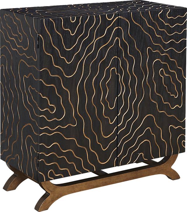 Shamir Brown Accent Cabinet - Thumbnail - Image 1