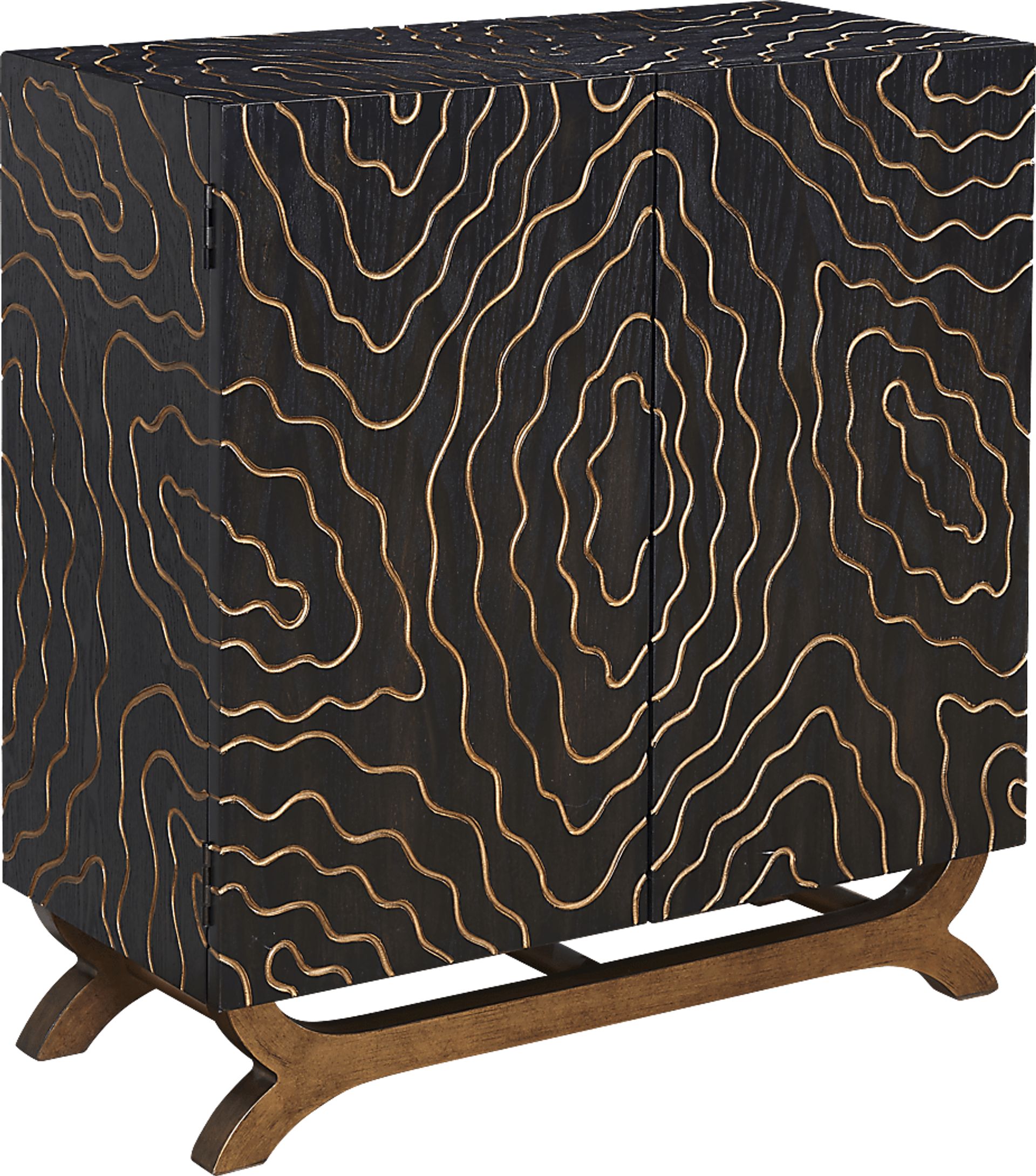 Shamir Brown Accent Cabinet - Image 1