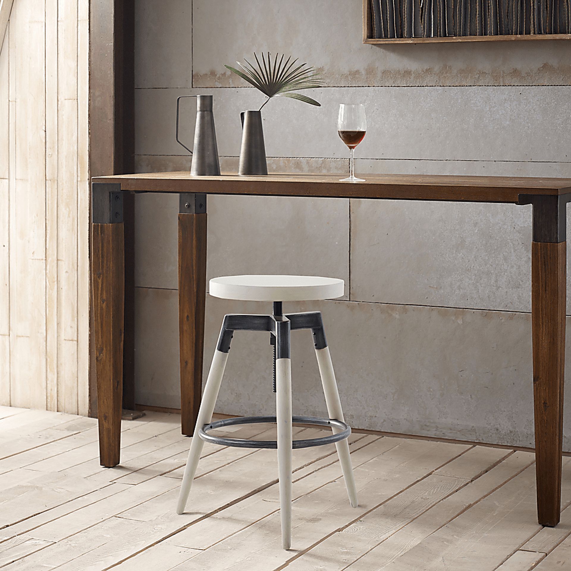 Shanemoss White Counter Height Stool - Image 5