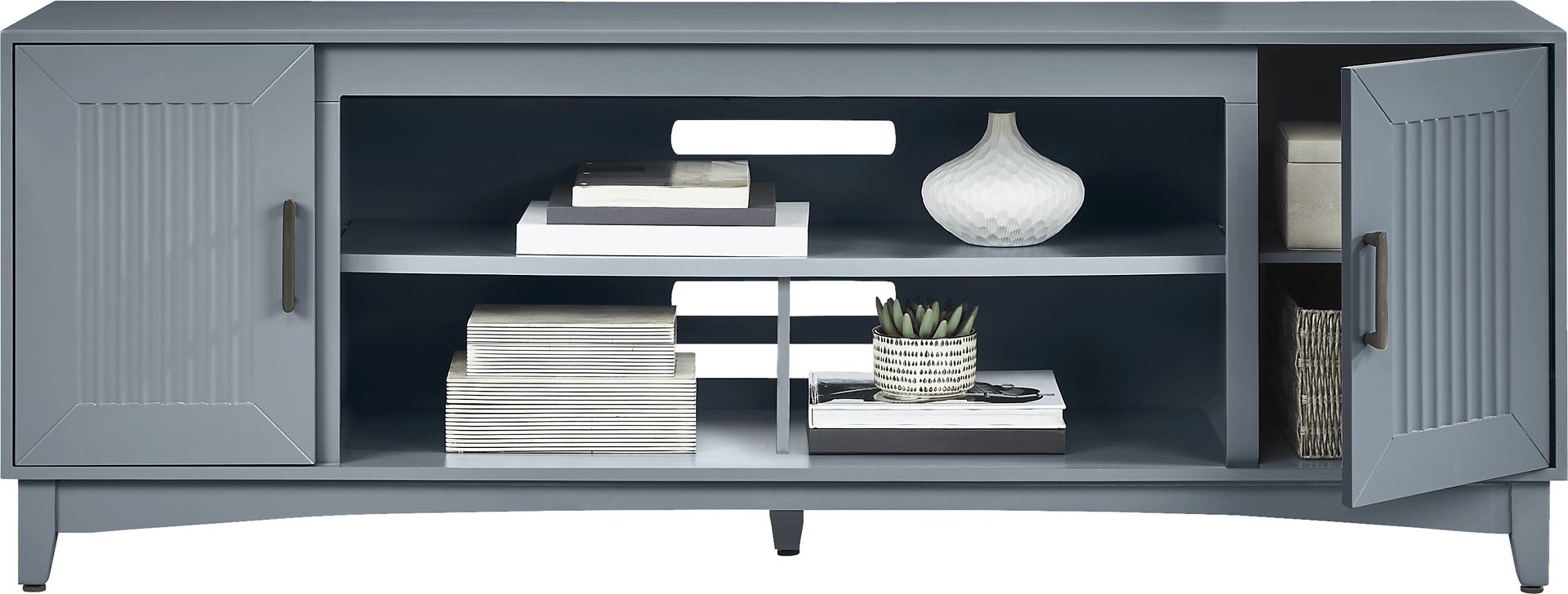 Shanewood II Blue 74 in. Console - Image 3