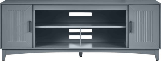 Shanewood II Blue 74 in. Console - Thumbnail - Image 1