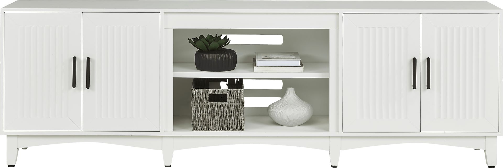 Shanewood II White 84 in. Console - Image 2