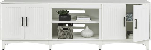 Shanewood II White 84 in. Console - Thumbnail - Image 3