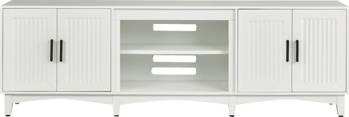 Shanewood II White 84 in. Console