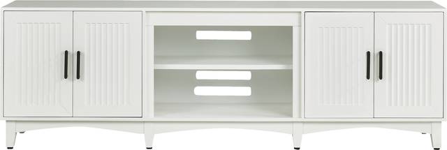 Shanewood II White 84 in. Console - Thumbnail - Image 1