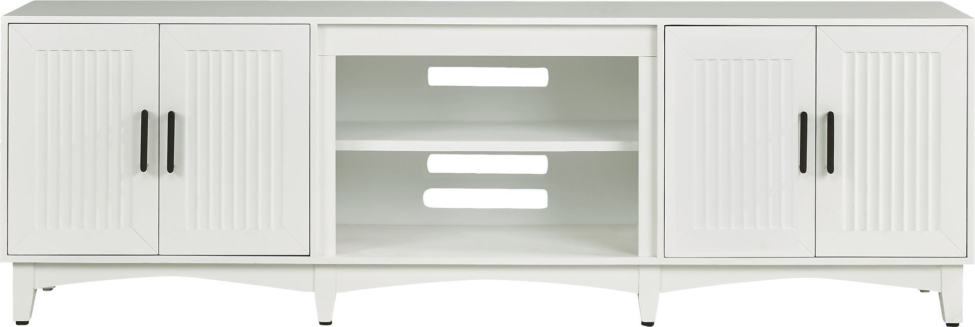 Shanewood II White 84 in. Console - Image 1