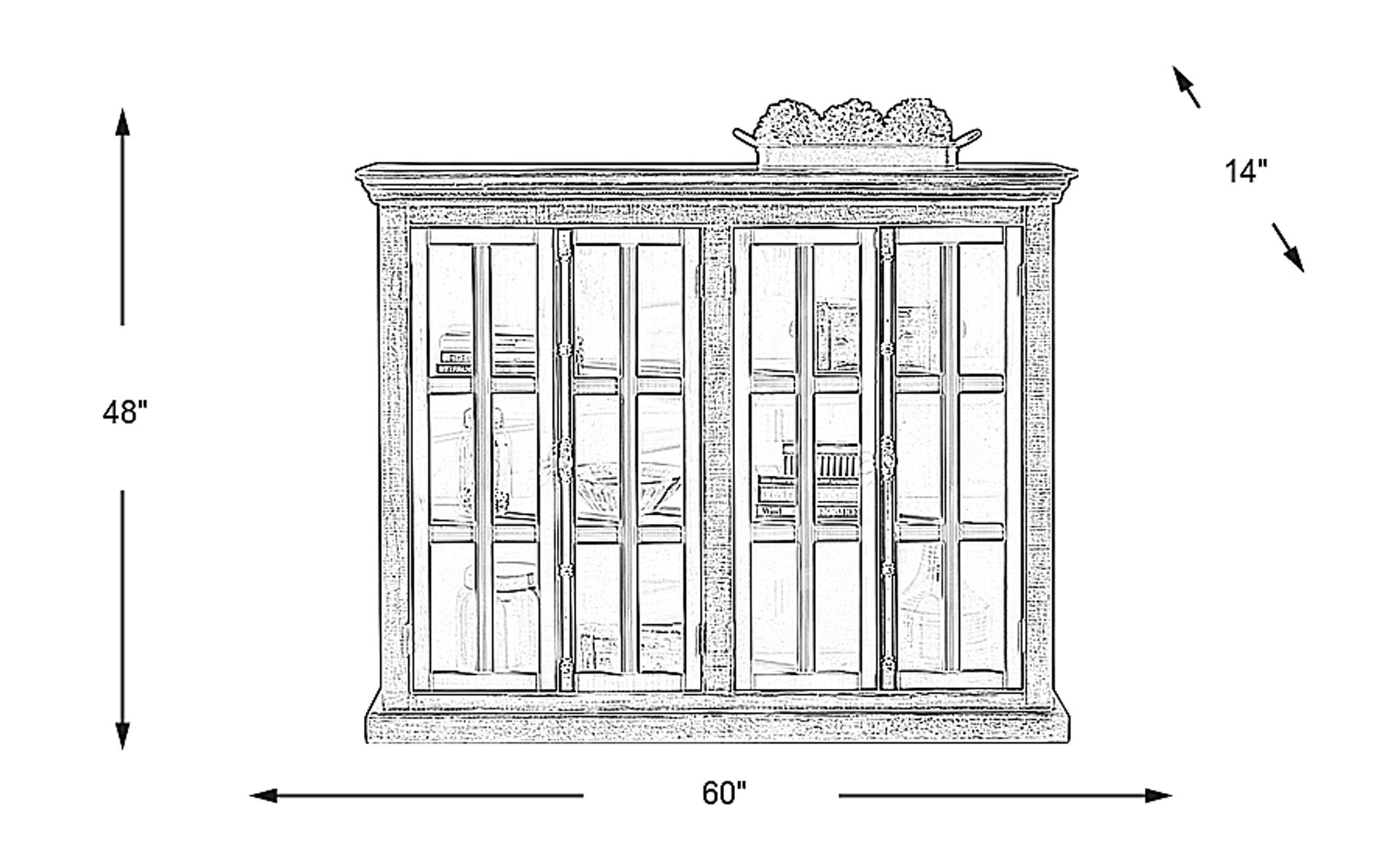 Dimension Image. Please refer to the Dimension Tab on this page for dimension details.