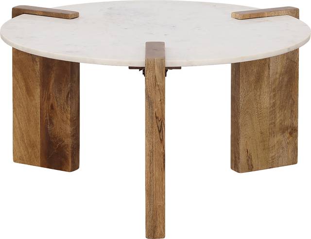 Shantivanna White Cocktail Table - Thumbnail - Image 3