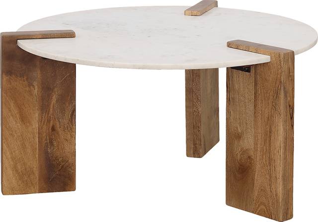 Shantivanna White Cocktail Table - Thumbnail - Image 1