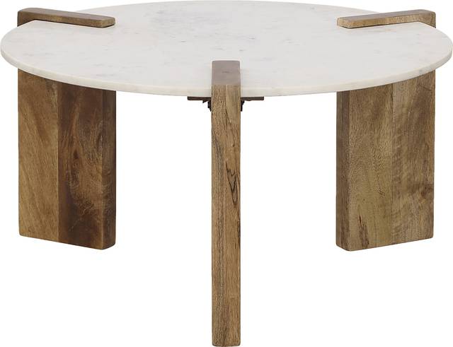Shantivanna White Cocktail Table - Thumbnail - Image 3