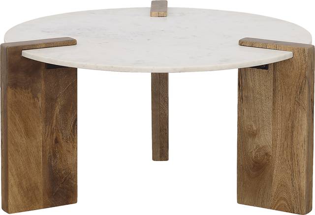 Shantivanna White Cocktail Table - Thumbnail - Image 4